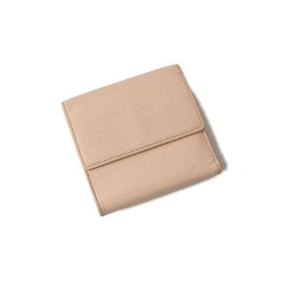 Chanel Foldable Wallet Double Hook Coco Mark Beige — view 3