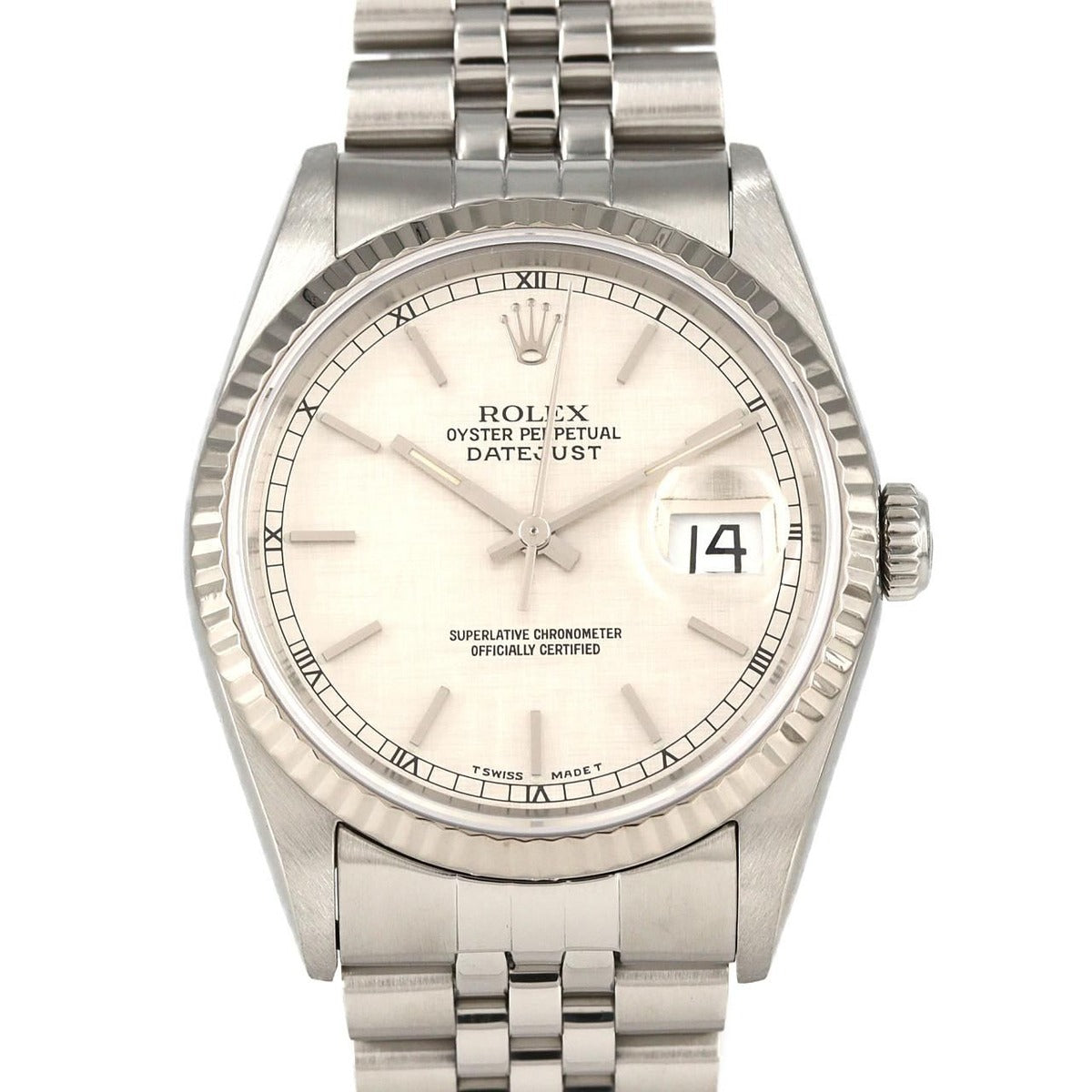 Rolex Datejust Automatic Winding Number Bracelet