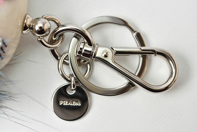 Prada Key Ring Key Holder Prada Key Trick Nancy Robot Trick Robot Blue Multi