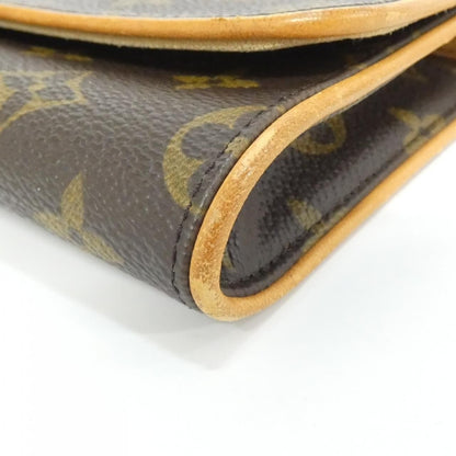 Louis Vuitton Monogram Pochette Twin GM Shoulder Bag Brown Marron — view 3