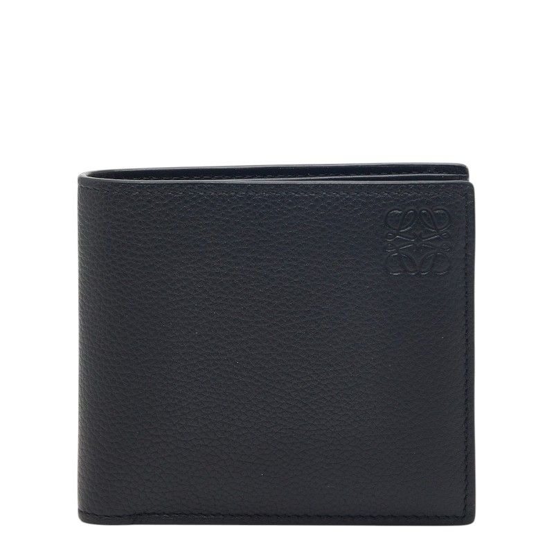 Loewe Anagram Bifold Wallet Black Leather