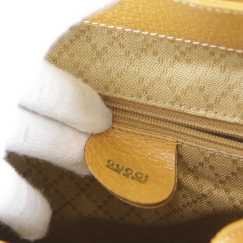 Gucci 003 2058 0016 Backpack Daypack Leather / Bamboo Women