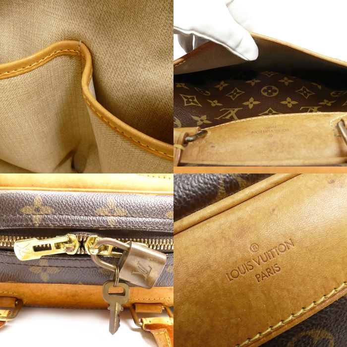 Louis Vuitton Trouville Handbag Monogram M42228 Ba0048 Ladies Preowned