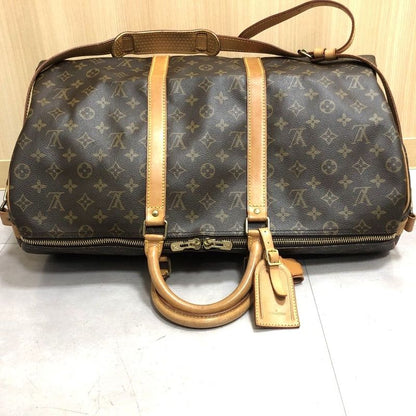 Louis Vuiiton Louis Vuitton Monogram Keepall 50 Bandouliere M41416 Boston Bag