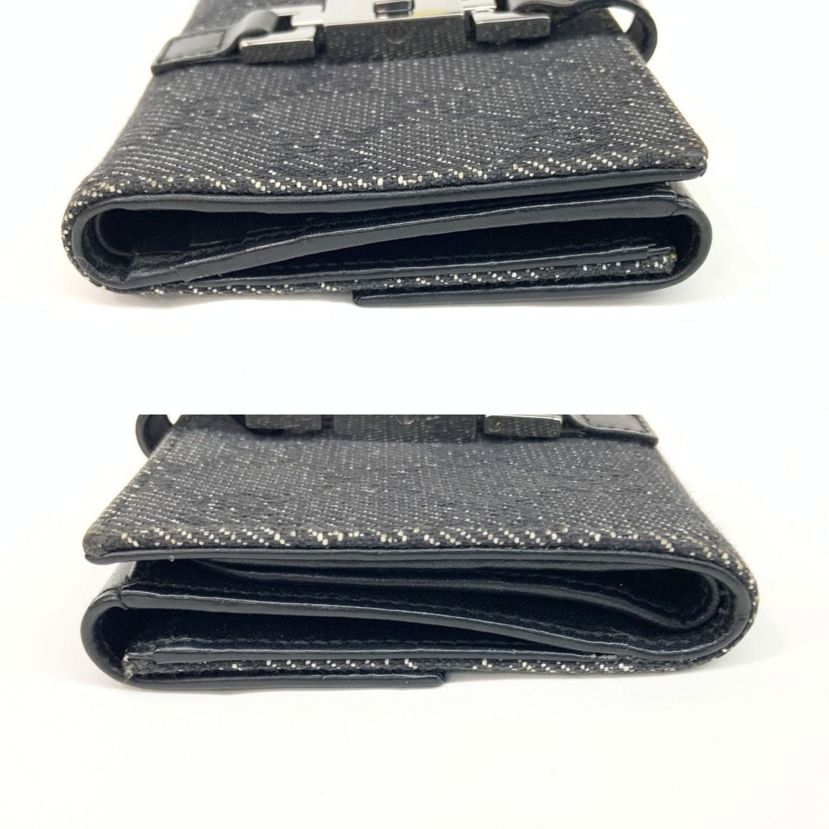 Gucci GG Canvas Jackie Bifold Wallet 05470-2126 Black