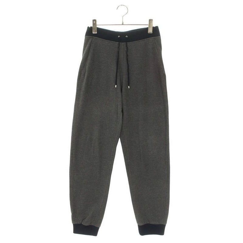 Hermes Ribbed Color Switching Easy Sweat Long Pants XS