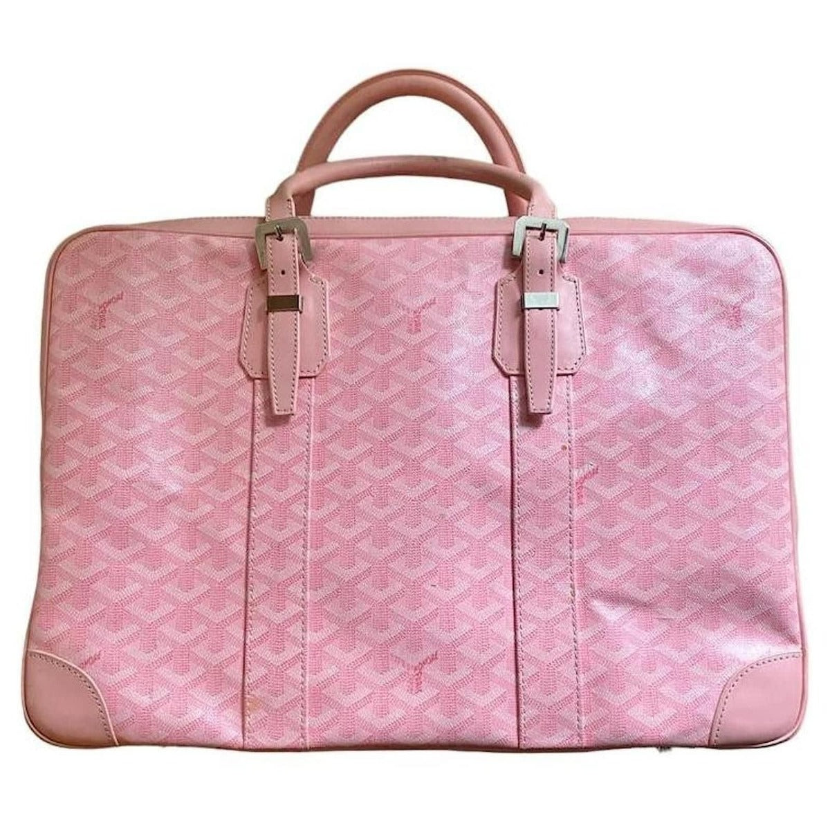 Goyard Ambassade MM Briefcase Pink Sakura Discontinued — view 2