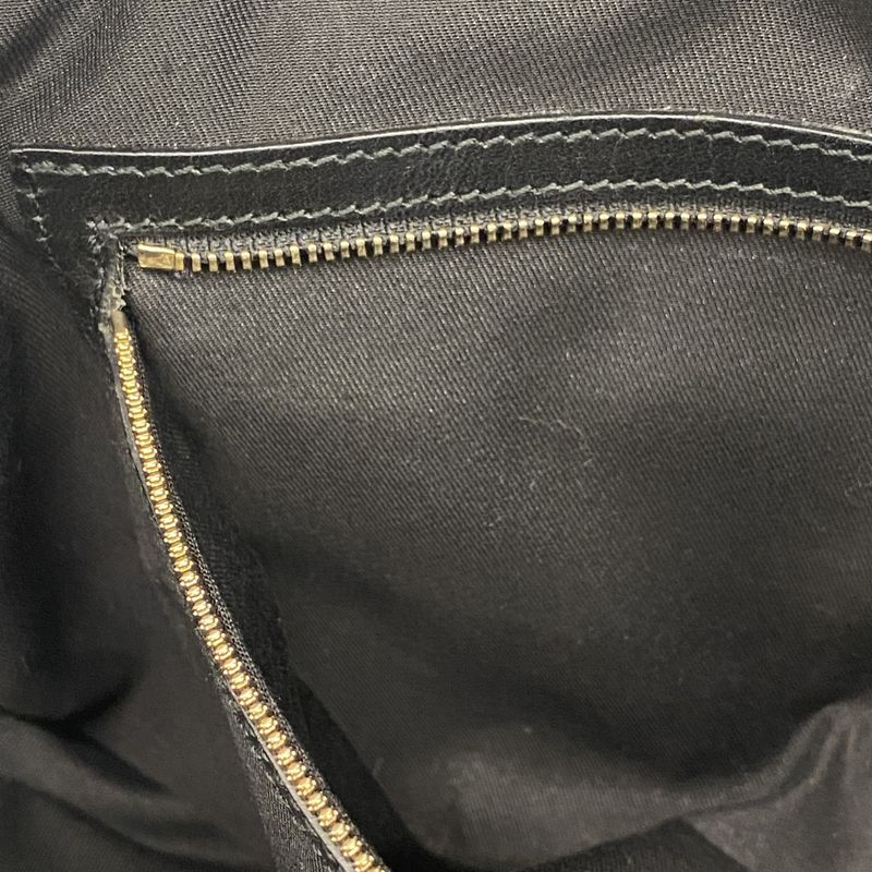 Gucci Handbag GG Canvas/sherry Line 114887 Canvas Black Gold Hardware Women