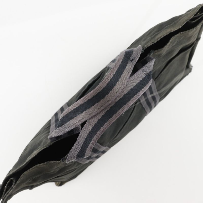 Hermes Fourre Tout MM Tote Canvas Black Unisex Handbag