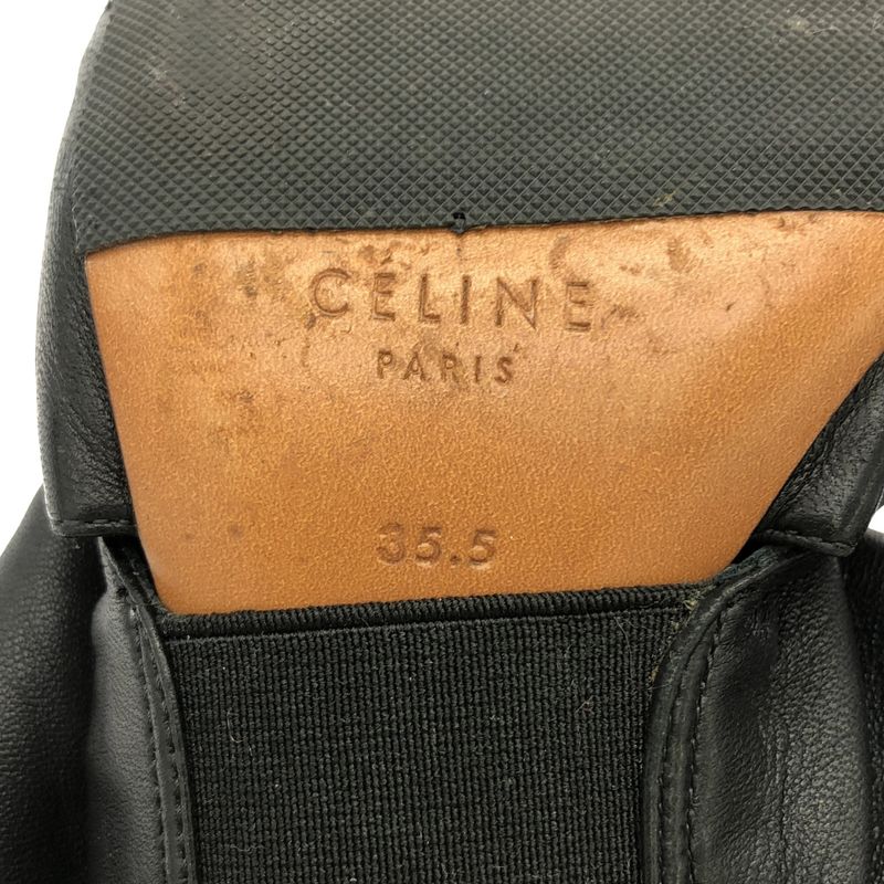 Celine by Phoebe Philo 18ss Wrap Buckles Ankle Boots Black 35.5