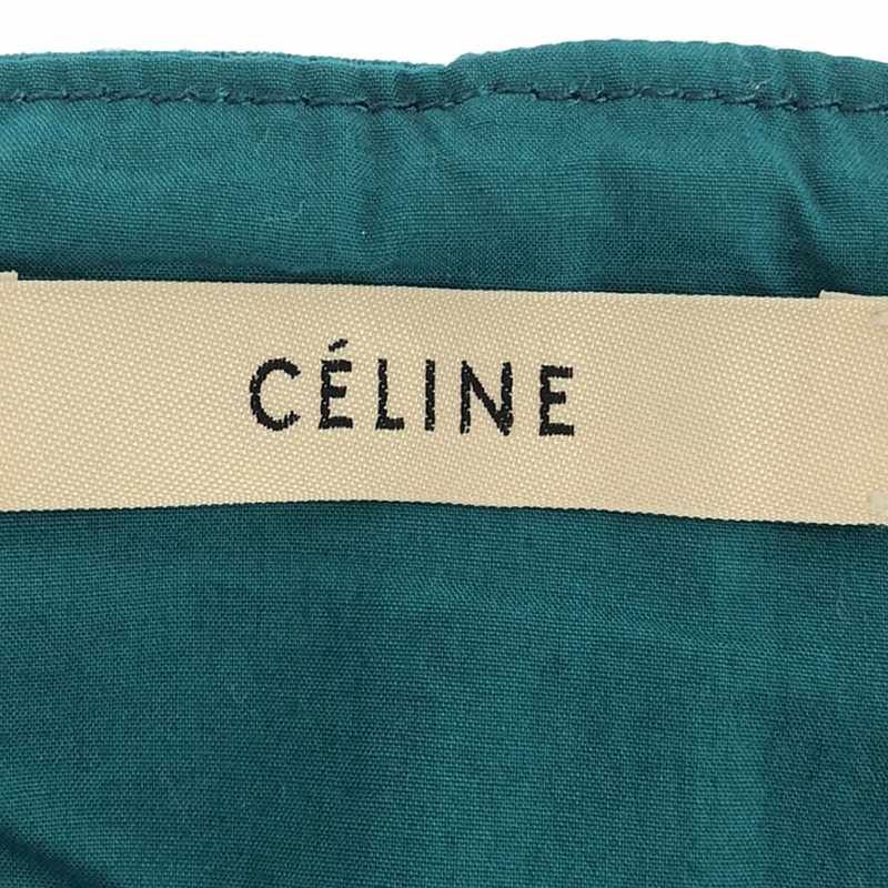 Celine - Phoebe Period Wool Nylon Wrap Skirt - 36 - Green - Women's