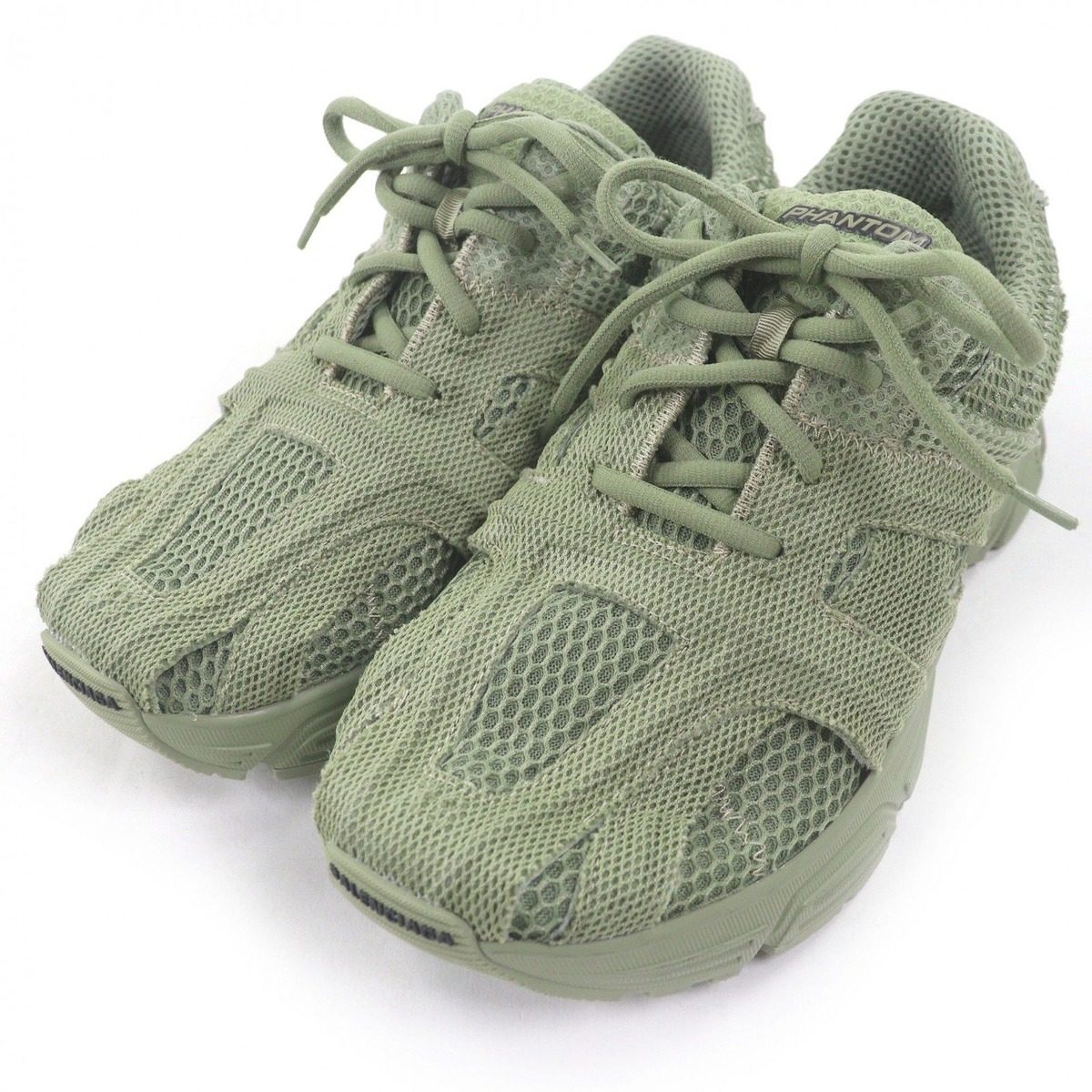 Balenciaga Phantom Low Cut Sneakers Mesh Light Khaki