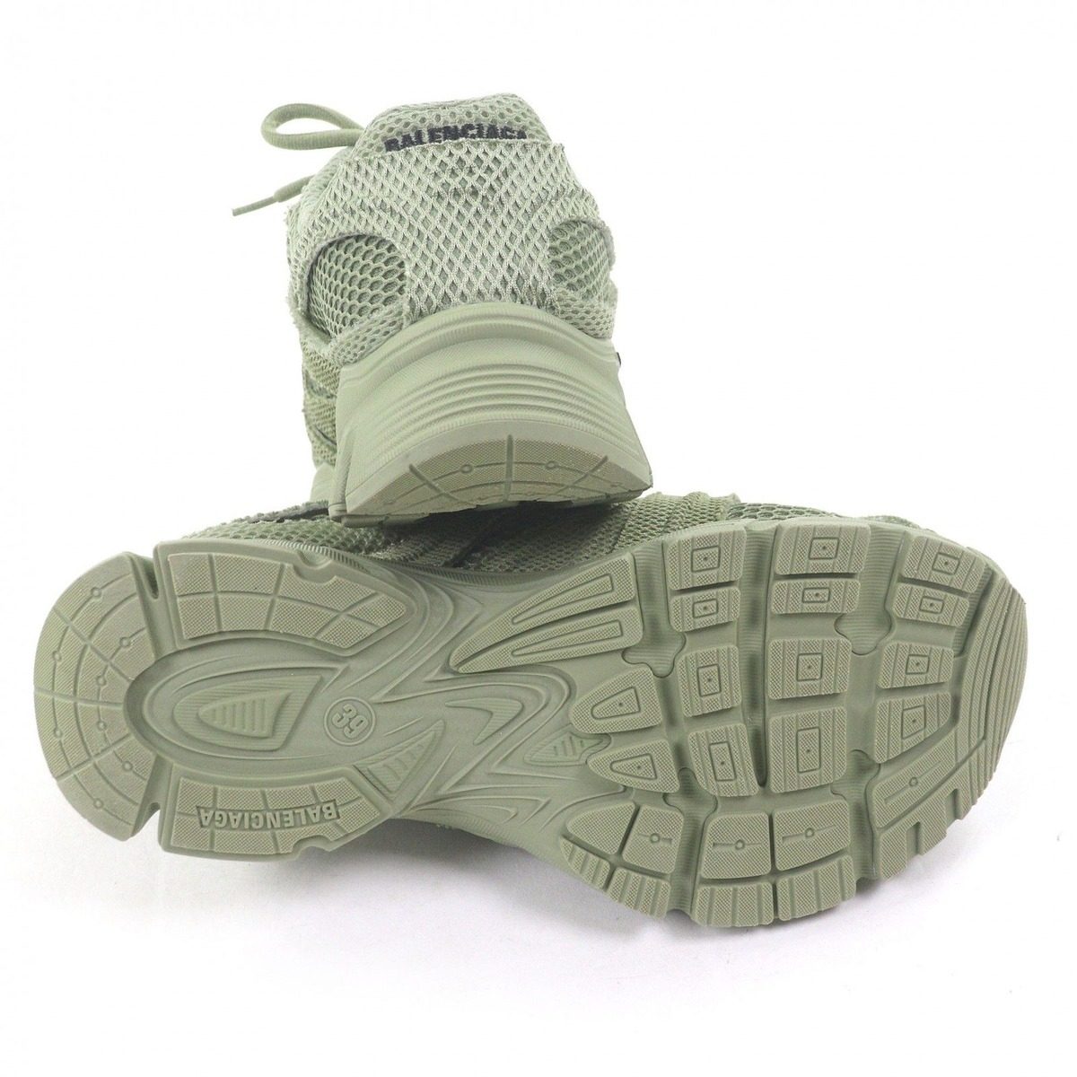 Balenciaga Phantom Low Cut Sneakers Mesh Light Khaki — view 4