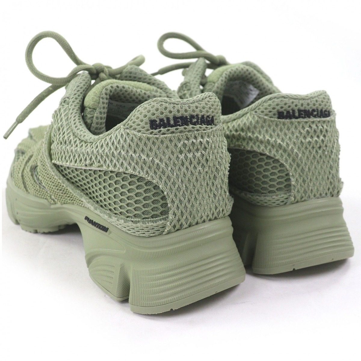 Balenciaga Phantom Low Cut Sneakers Mesh Light Khaki — view 5