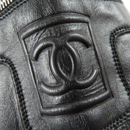 Chanel CC Coco Cocoon Leather Engineer Boots Short Black 37 — view 9