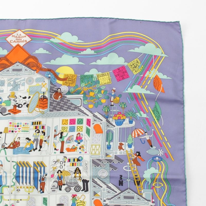 Hermes Silk Carré 90 Maison DES Carres Maison Des Carrés Scarf Multicolor