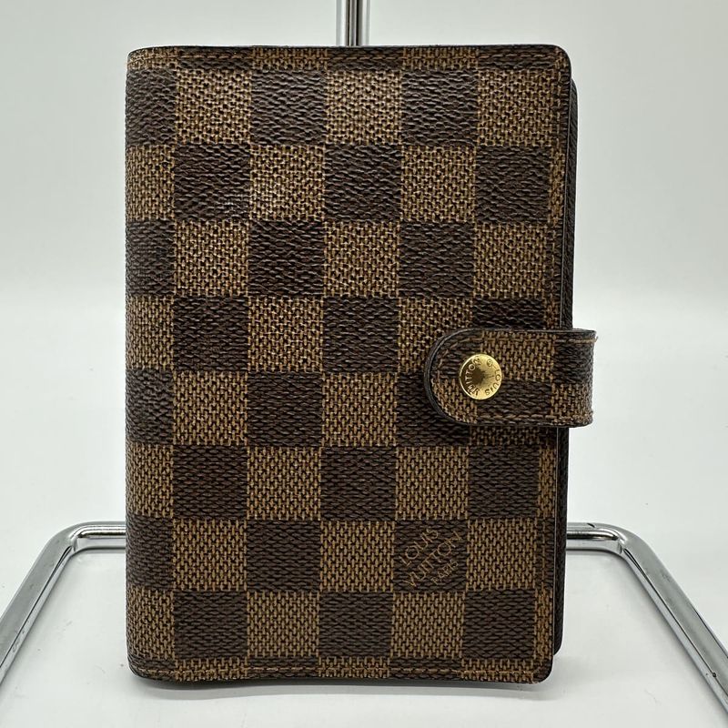 Louis Vuitton R20700 No Betas Agenda PM Notebook Cabas - Damier Ebène Leather