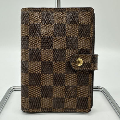 Louis Vuitton R20700 No Betas Agenda PM Notebook Cabas - Damier Ebène Leather