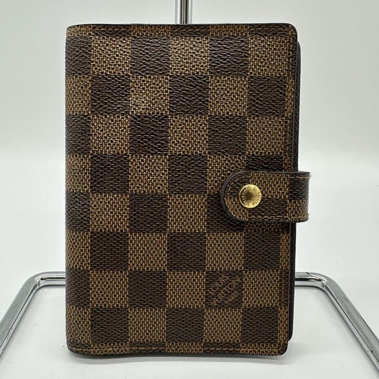 Louis Vuitton R20700 No Betas Agenda PM Notebook Cabas - Damier Ebène Leather