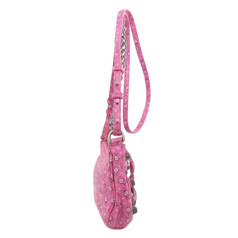 Balenciaga Le Cagole Mini 2-way Shoulder Bag Calf Women Pink Bunny