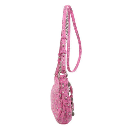 Balenciaga Le Cagole Mini 2-way Shoulder Bag Calf Women Pink Bunny