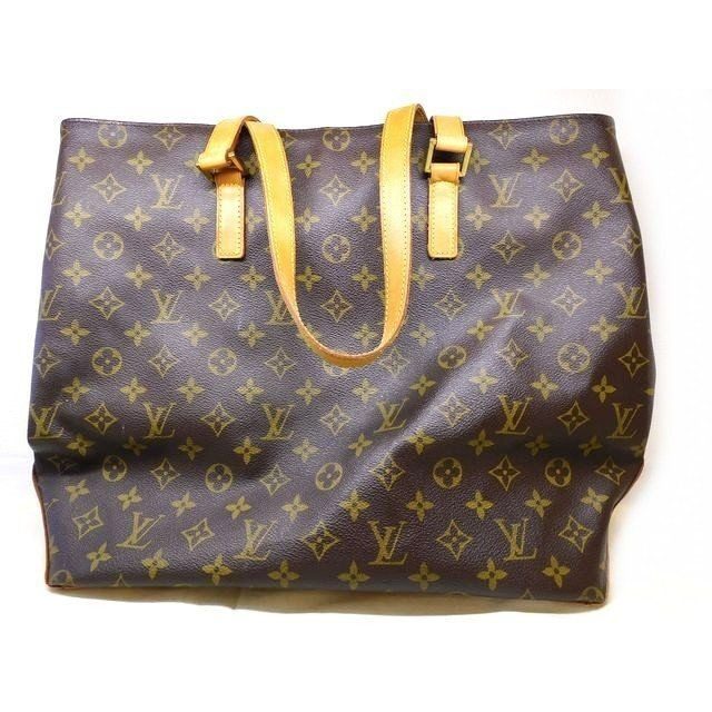 Louis Vuitton Tote Cabas Mezzo Monogram Shoulder Bag 8C