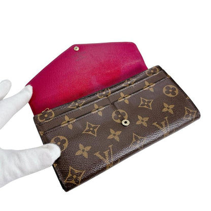 Louis Vuitton M62234 Monogram Round Zipper Portefeuille-sarah Long Wallet Louis