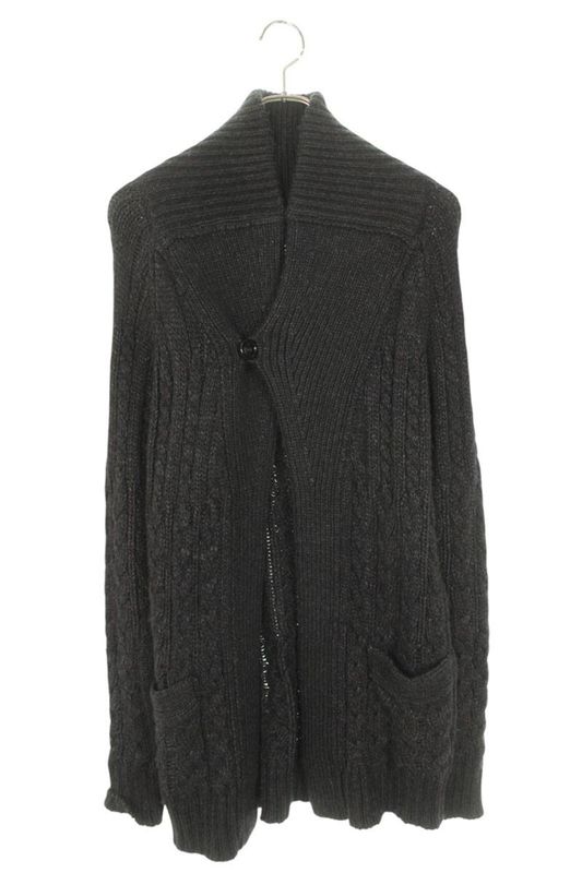 Yves Saint Laurent 247587 Y2h0q Alpaca-blend Mohair Long Cardigan Women M
