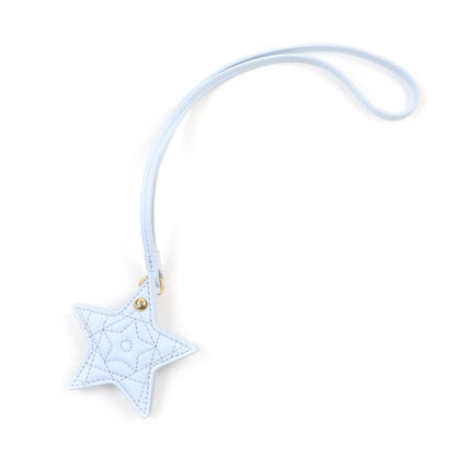 Christian DIOR 25SS V1577womlm Logo Leather Bag Charm With Star Mirror Light