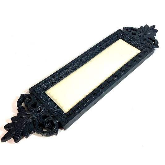 Hermes Miscellaneous Goods Nameplate Plate Sign Metal Grayish