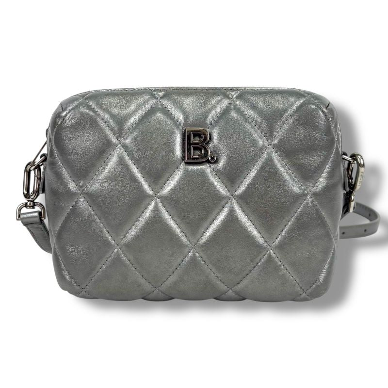 Balenciaga Touch Camera Mini Shoulder Bag Silver SV Pochette Quilted