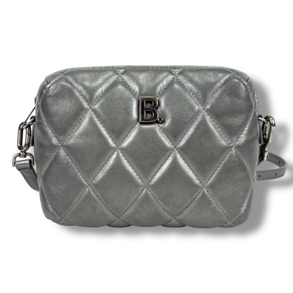 Balenciaga Touch Camera Mini Shoulder Bag Silver SV Pochette Quilted