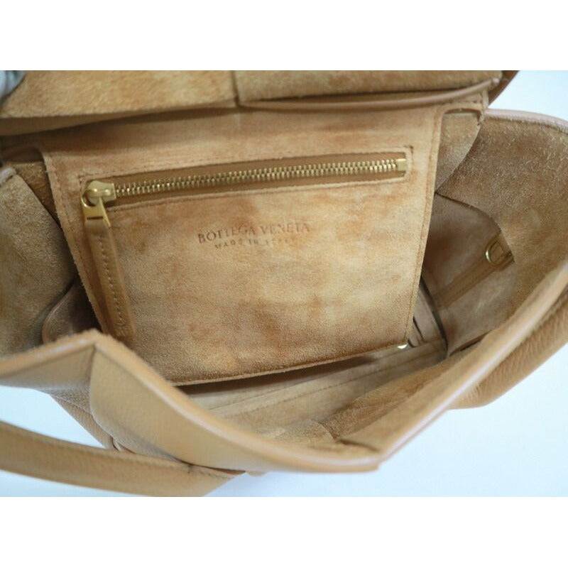 Bottega Veneta Mini Arco 2-Way Bag Leather Camel Gold — view 6