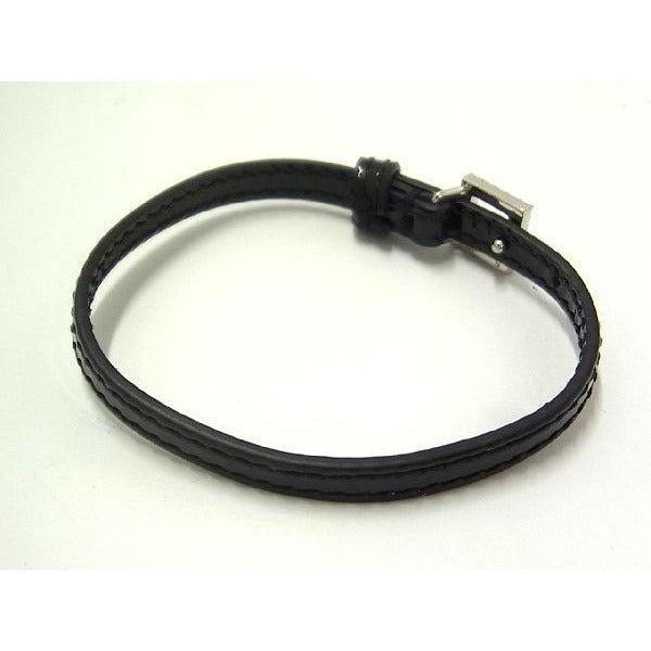 Gucci Patent Leather Rhinestone Bracelet Accessory Black — view 2