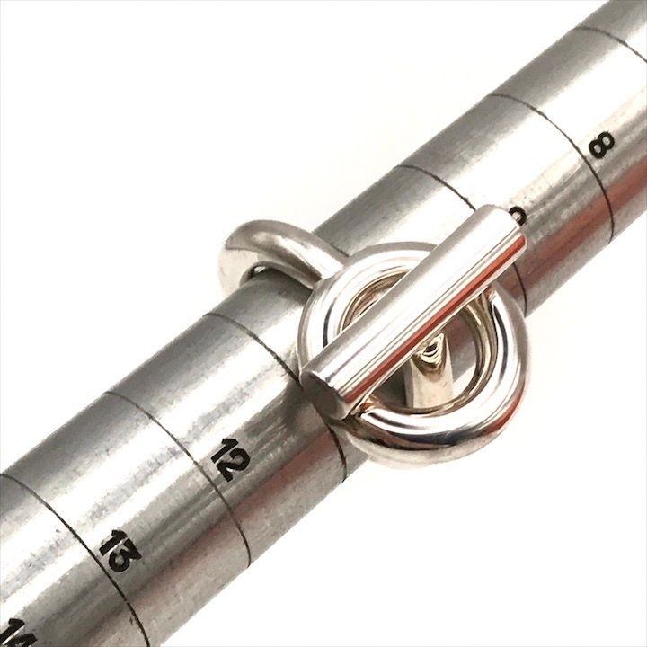 Hermes Chien Ring Silver