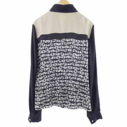 Loewe Shirt Silk Black Beige — view 2