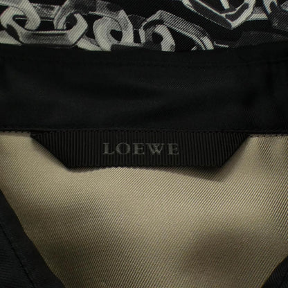 Loewe Shirt Silk Black Beige — view 4