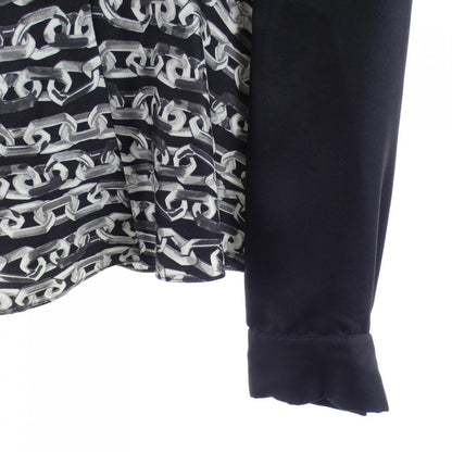 Loewe Shirt Silk Black Beige — view 6