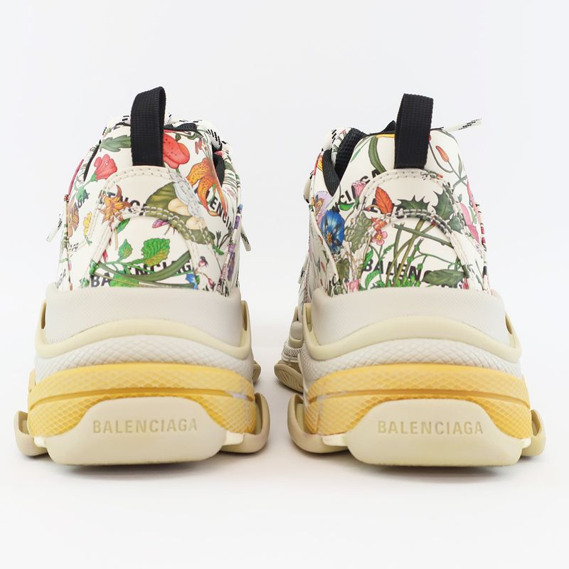 Gucci X Balenciaga Hakka Project Triple S Flora Print Notation Size