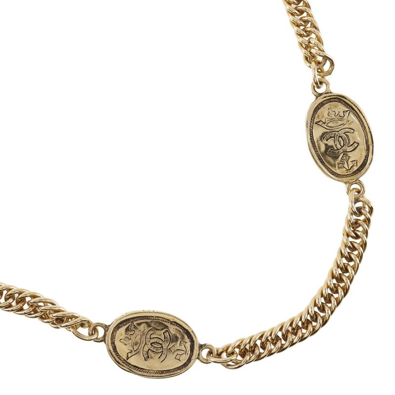 Chanel Gold Plated Gold 26 Ladies 111.6g Necklace
