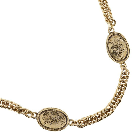 Chanel Gold Plated Gold 26 Ladies 111.6g Necklace