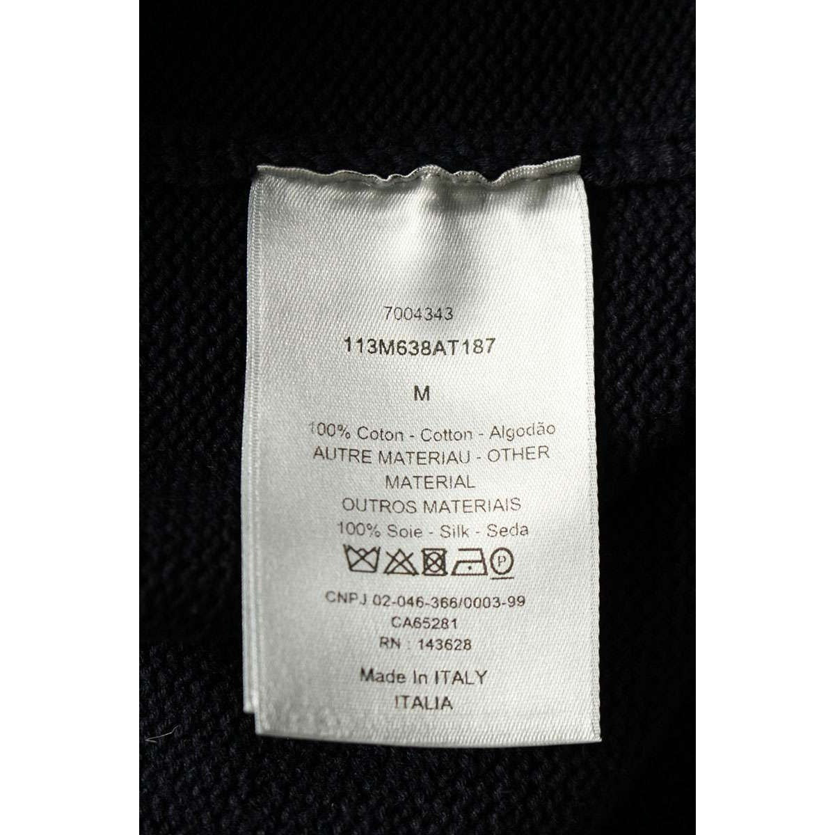 Dior 113m638at187 Au Bree Cross-over Crew Neck Knit Men's M — view 3