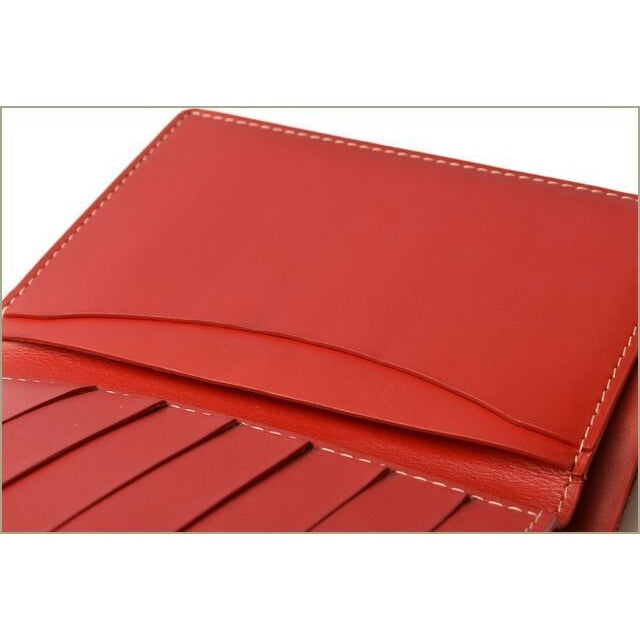 Goyard Wallet Fold Card Case Herringbone Red — view 6