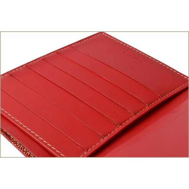 Goyard Wallet Fold Card Case Herringbone Red — view 7