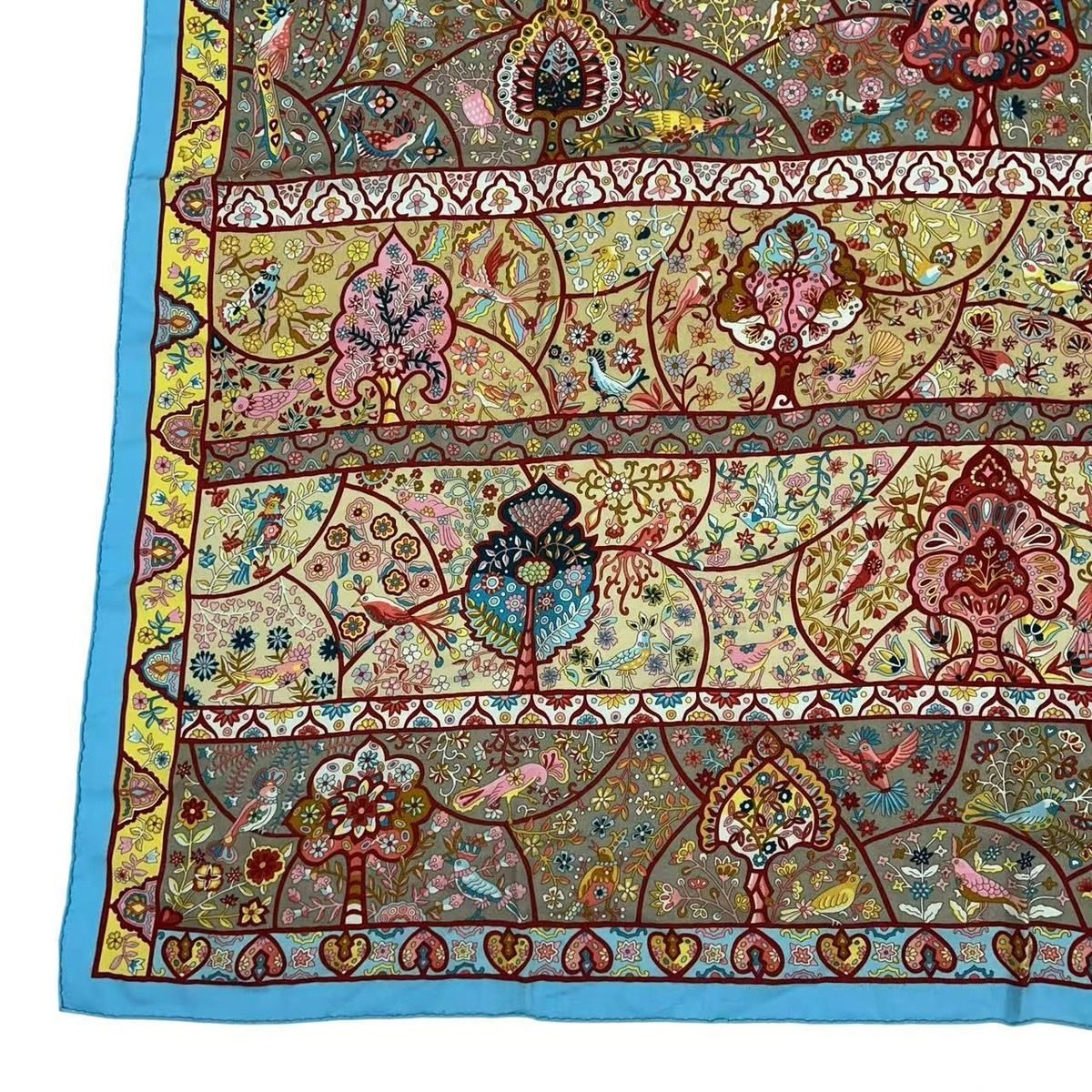 Hermes Carre 140 Scarf in the Land of Blooming Islands Cashmere Multicolor — view 4