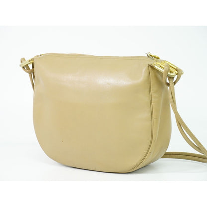 Dior Leather Shoulder Bag Beige — view 2