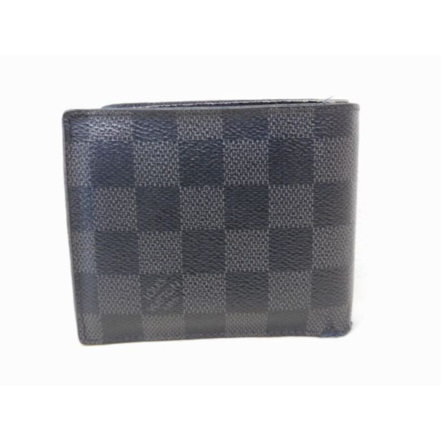 Louis Vuitton Damier Graphite Portefeuille Marco Bifold Wallet with Initial 8C — view 2