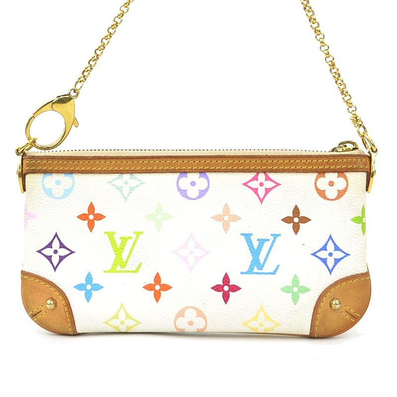 Louis Vuitton Pouch Handbag Monogram Multicolor Pochette Mira MM M60096
