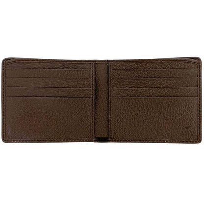 Gucci Bifold Wallet Beige Brown Jumbo GG 699308 Unused