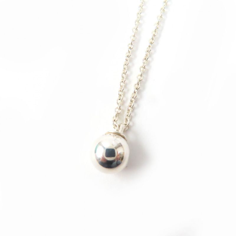 Tiffany & Co Hardware Ball Necklace Ag925 Accessories Silver With